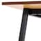Flash Furniture Redmond 60x30 Conf Tbl w/1in. Thick Dbl Sided Laminate Tbl Top w/PVC and A-Frame Steel Bse, Walnut MT-M6030-WLT-ABF-GG - alternate 9